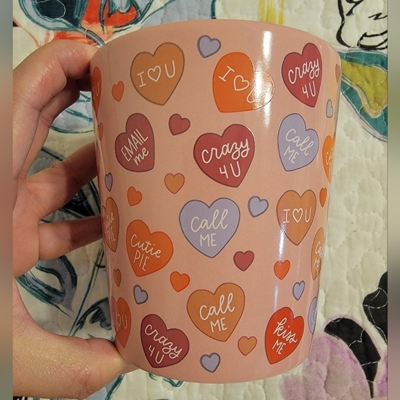 NWT Conversation Hearts Mug - Picture 3 of 4